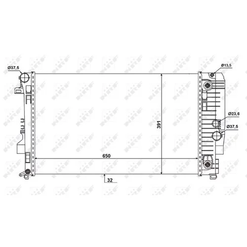 Chladič motora NRF 58440 - obr. 3