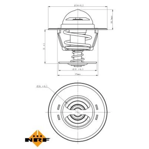 Termostat chladenia 725213 /NRF/ - obr. 4