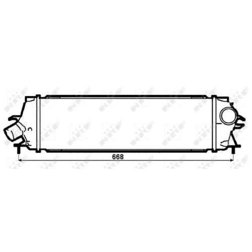 Chladič plniaceho vzduchu NRF 30271 - obr. 2