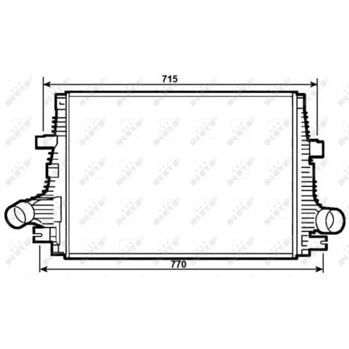 Chladič plniaceho vzduchu NRF 30284