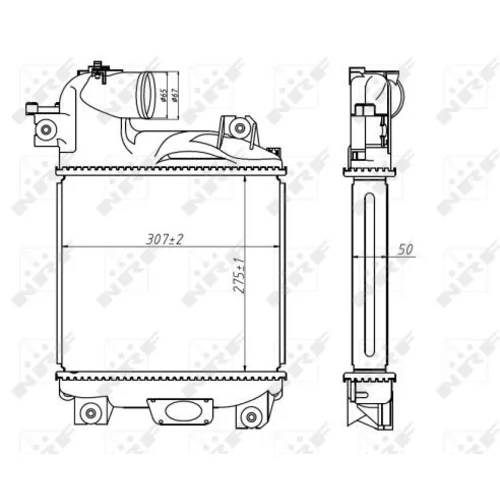 Chladič plniaceho vzduchu NRF 30455 - obr. 4