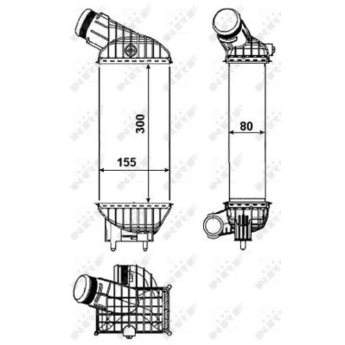 Chladič plniaceho vzduchu NRF 30462 - obr. 7