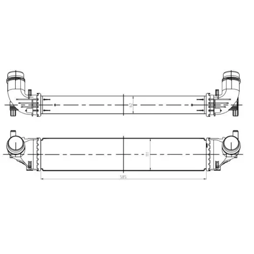 Chladič plniaceho vzduchu 309069 /NRF/ - obr. 4