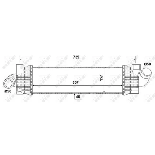 Chladič plniaceho vzduchu 30906 /NRF/ - obr. 4