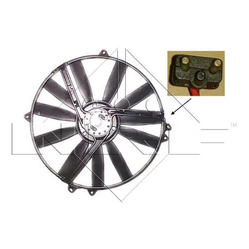 Ventilátor chladenia motora NRF 47300