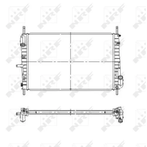 Chladič motora NRF 509641 - obr. 4