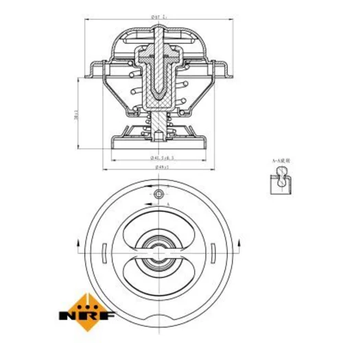 Termostat chladenia 725074 /NRF/ - obr. 4