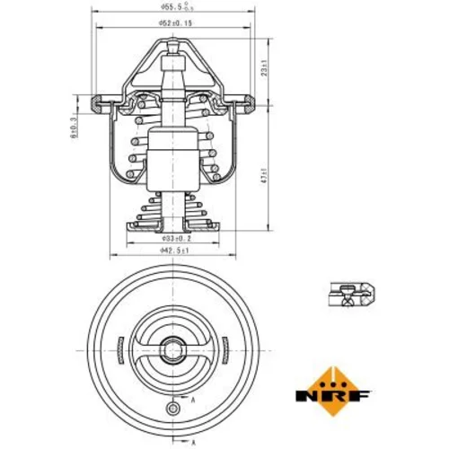 Termostat chladenia NRF 725199 - obr. 4