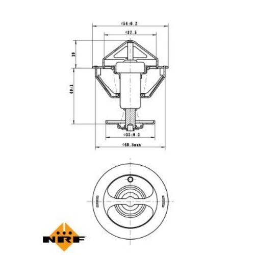 Termostat chladenia NRF 725200 - obr. 4