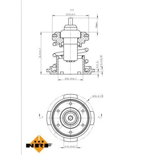 Termostat chladenia NRF 725225 - obr. 4