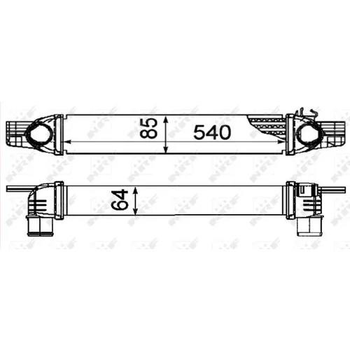 Chladič plniaceho vzduchu NRF 30254 - obr. 4