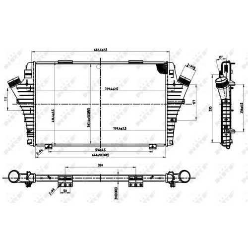 Chladič plniaceho vzduchu NRF 30279 - obr. 4