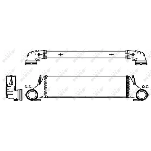 Chladič plniaceho vzduchu NRF 30323 - obr. 4