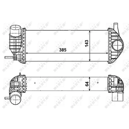 Chladič plniaceho vzduchu NRF 30468 - obr. 4