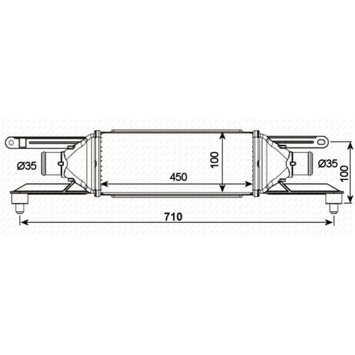 Chladič plniaceho vzduchu NRF 30750 - obr. 4