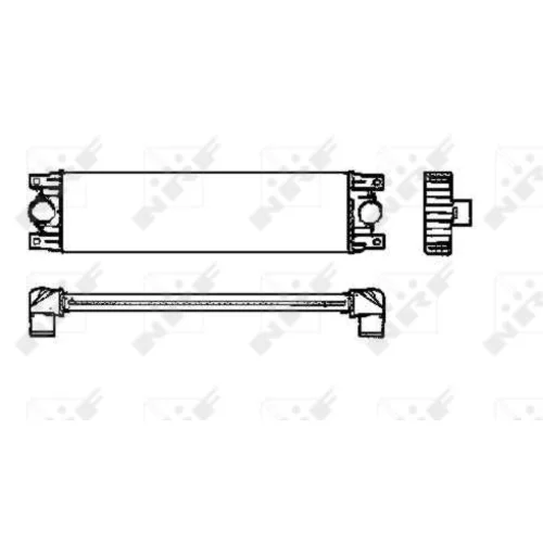 Chladič plniaceho vzduchu NRF 30837 - obr. 4