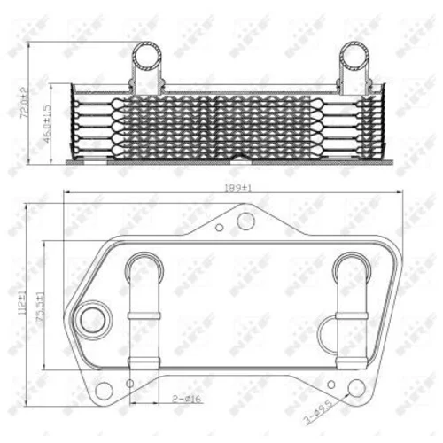 Chladič oleja automatickej prevodovky NRF 31188 - obr. 4