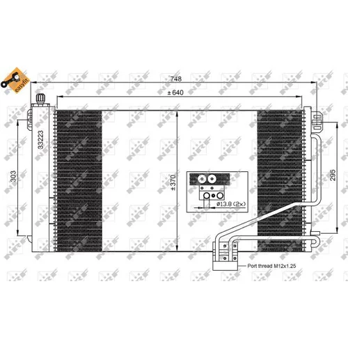 Kondenzátor klimatizácie NRF 35535 - obr. 10