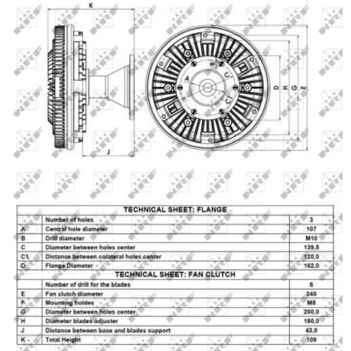 Spojka ventilátora chladenia 49082 /NRF/ - obr. 4