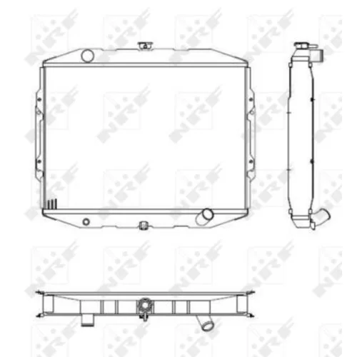 Chladič motora NRF 504125