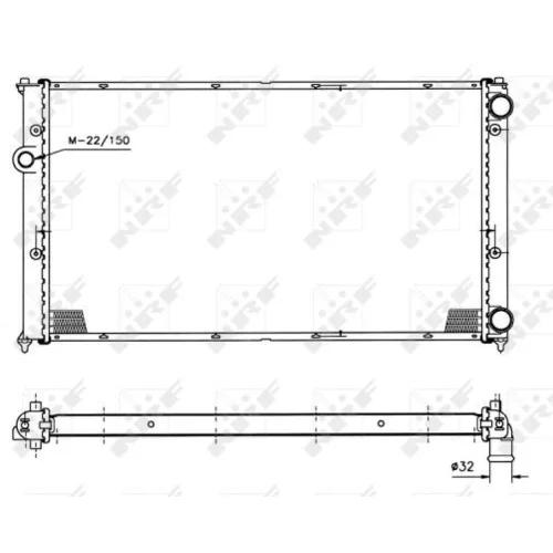 Chladič motora NRF 50458 - obr. 4