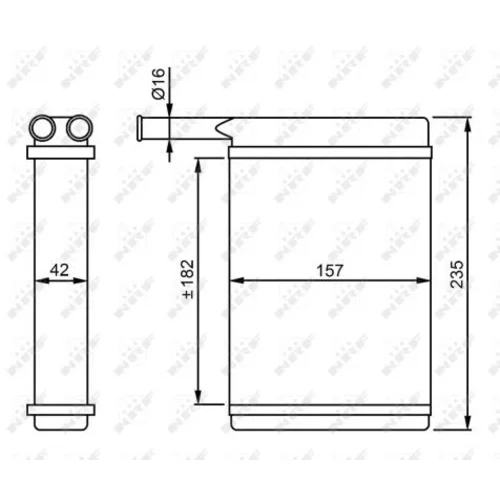 Výmenník tepla vnútorného kúrenia NRF 52221 - obr. 4