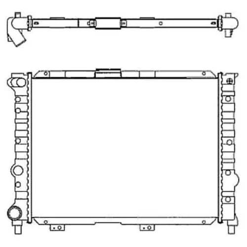 Chladič motora NRF 58114 - obr. 4