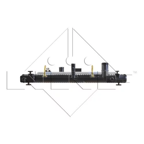 Chladič motora NRF 58495 - obr. 2