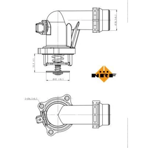 Termostat chladenia NRF 725001 - obr. 4