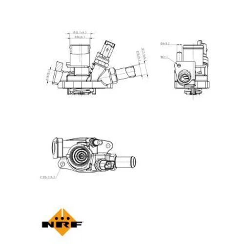 Termostat chladenia NRF 725034 - obr. 4