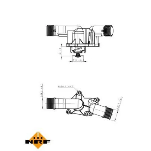 Termostat chladenia NRF 725050 - obr. 4