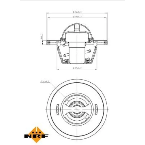 Termostat chladenia 725155 /NRF/ - obr. 4