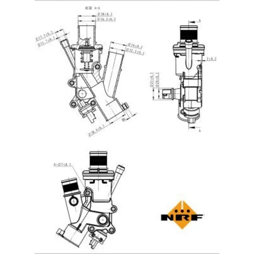 Termostat chladenia 725165 /NRF/ - obr. 4