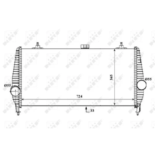 Chladič plniaceho vzduchu NRF 30194 - obr. 4