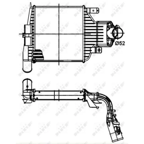 Chladič plniaceho vzduchu NRF 30301 - obr. 4