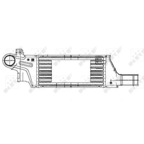 Chladič plniaceho vzduchu NRF 30429 - obr. 4