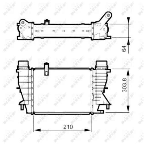 Chladič plniaceho vzduchu 30507 /NRF/ - obr. 4