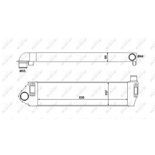 Chladič plniaceho vzduchu NRF 30514 - obr. 4