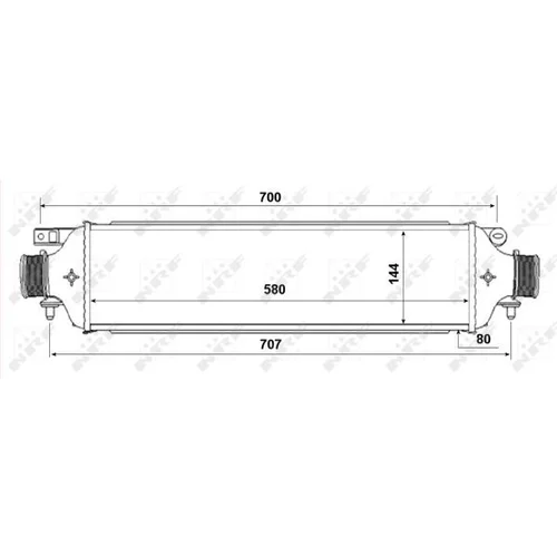 Chladič plniaceho vzduchu NRF 30788 - obr. 4