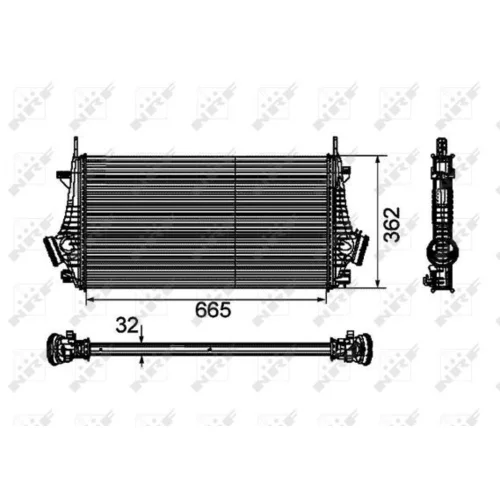 Chladič plniaceho vzduchu NRF 30796 - obr. 4