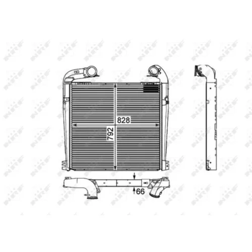 Chladič plniaceho vzduchu NRF 30898 - obr. 4