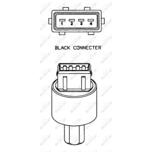 Tlakový spínač klimatizácie NRF 38927 - obr. 4
