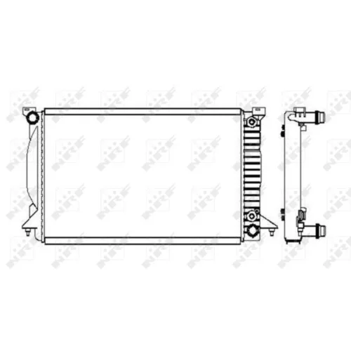 Chladič motora NRF 50544 - obr. 4