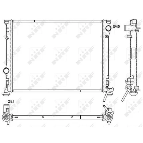 Chladič motora NRF 53042