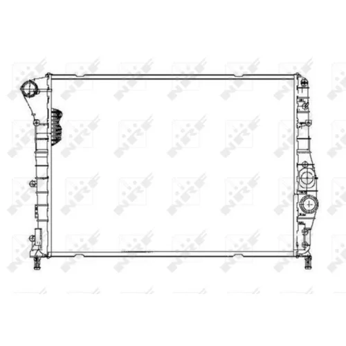 Chladič motora NRF 53203 - obr. 4