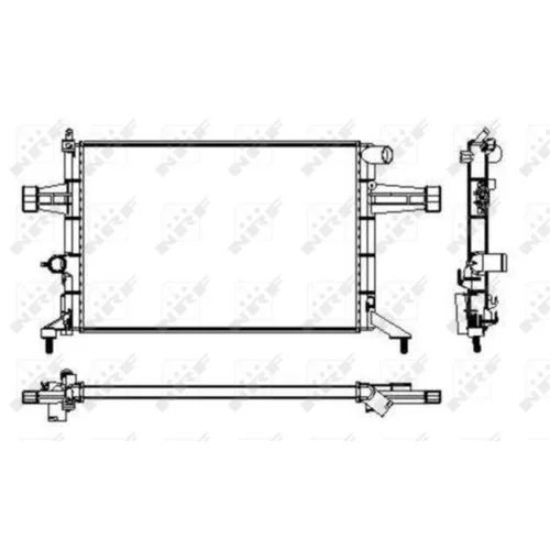 Chladič motora NRF 53628 - obr. 4