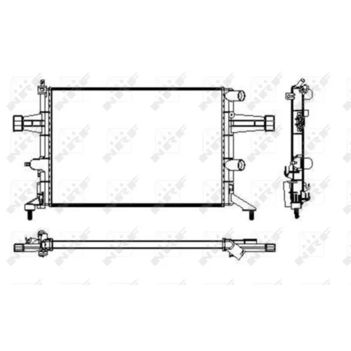 Chladič motora NRF 53629 - obr. 4