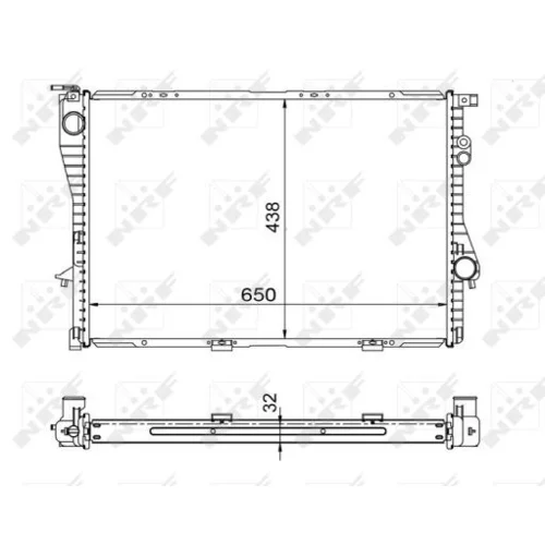 Chladič motora NRF 53722 - obr. 4