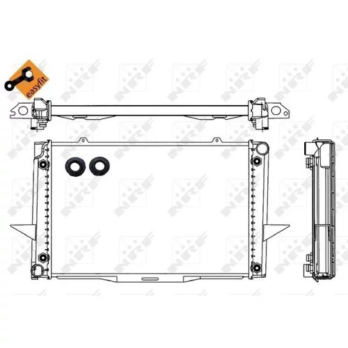 Chladič motora NRF 539509 - obr. 3