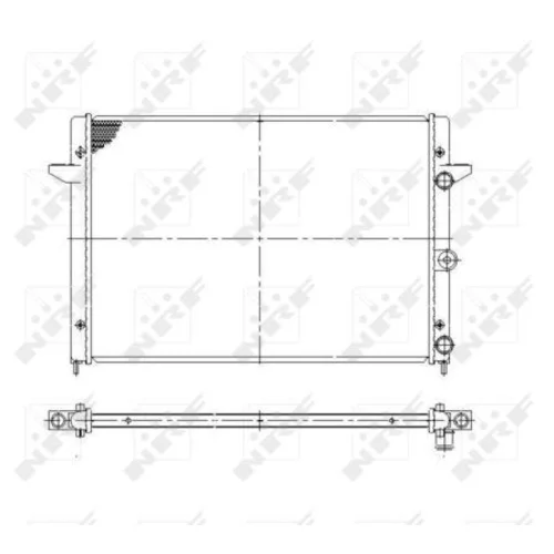 Chladič motora NRF 58027 - obr. 3